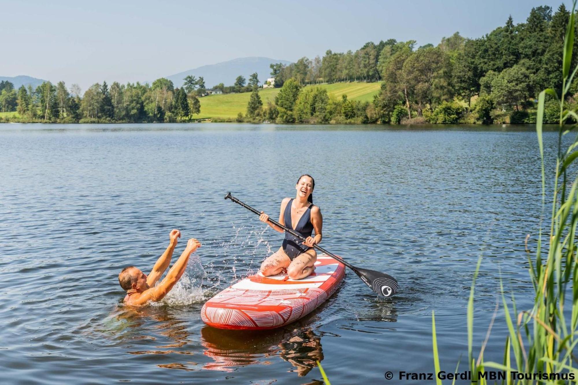 Ferienparadies Hecher Maltschachersee Feldkirchen In Kaernten Luaran gambar